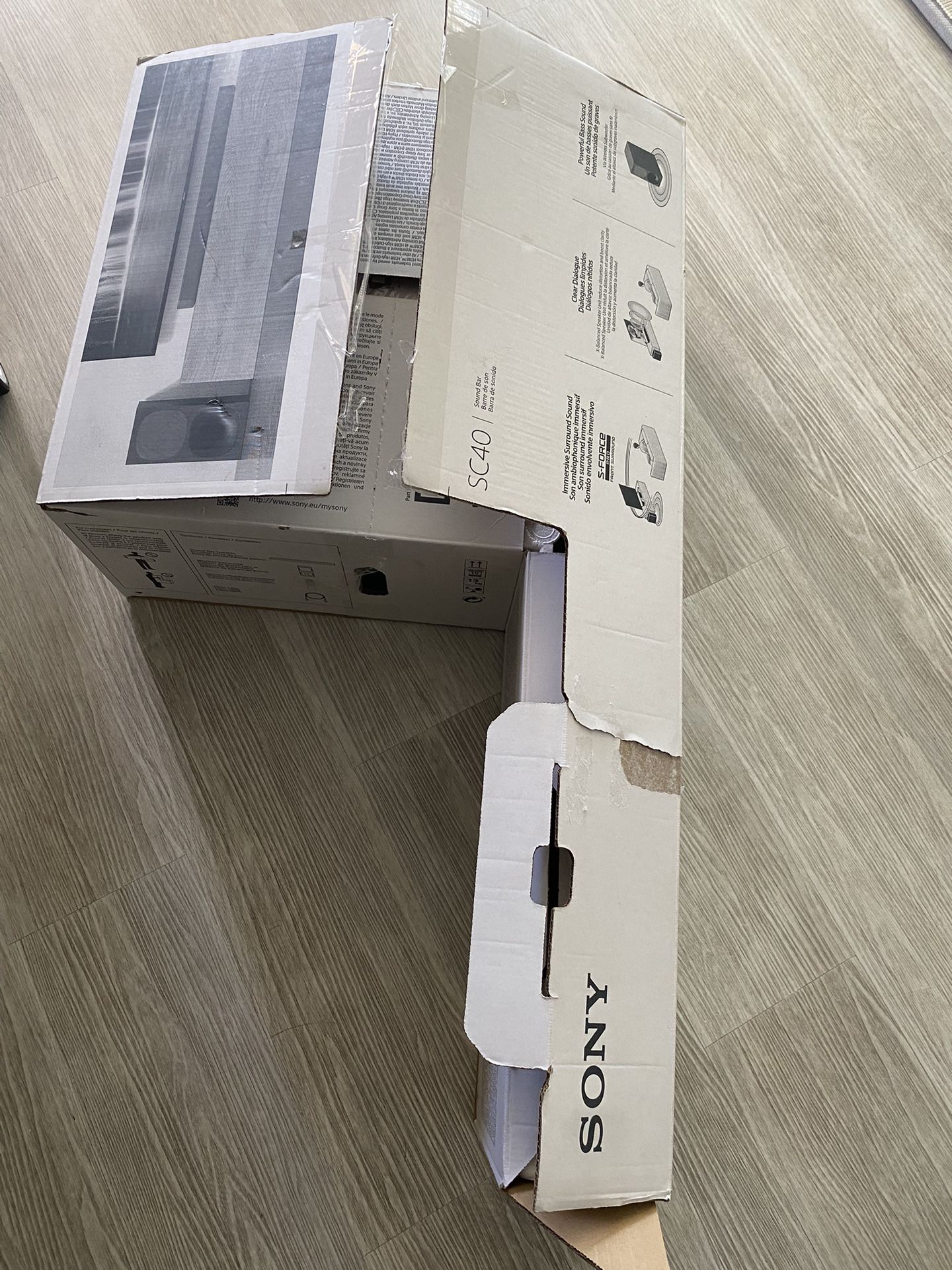 Sony HT-SC40 2.1ch Soundbar with Wireless Subwoofer HTSC40