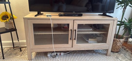 TV Stand + Floor Lamp
