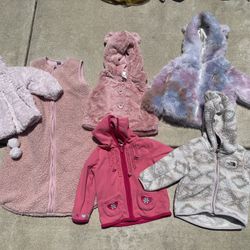 Girls Jackets 6-12mo Through 18mo