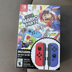 Super Mario Party Joycon Bundle (new) Nintendo Switch