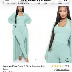 Brand New - 3 Piece Fleece Set Size Large