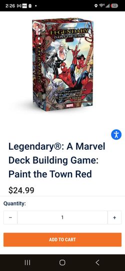 Ma4vel legendary deck of cards game
