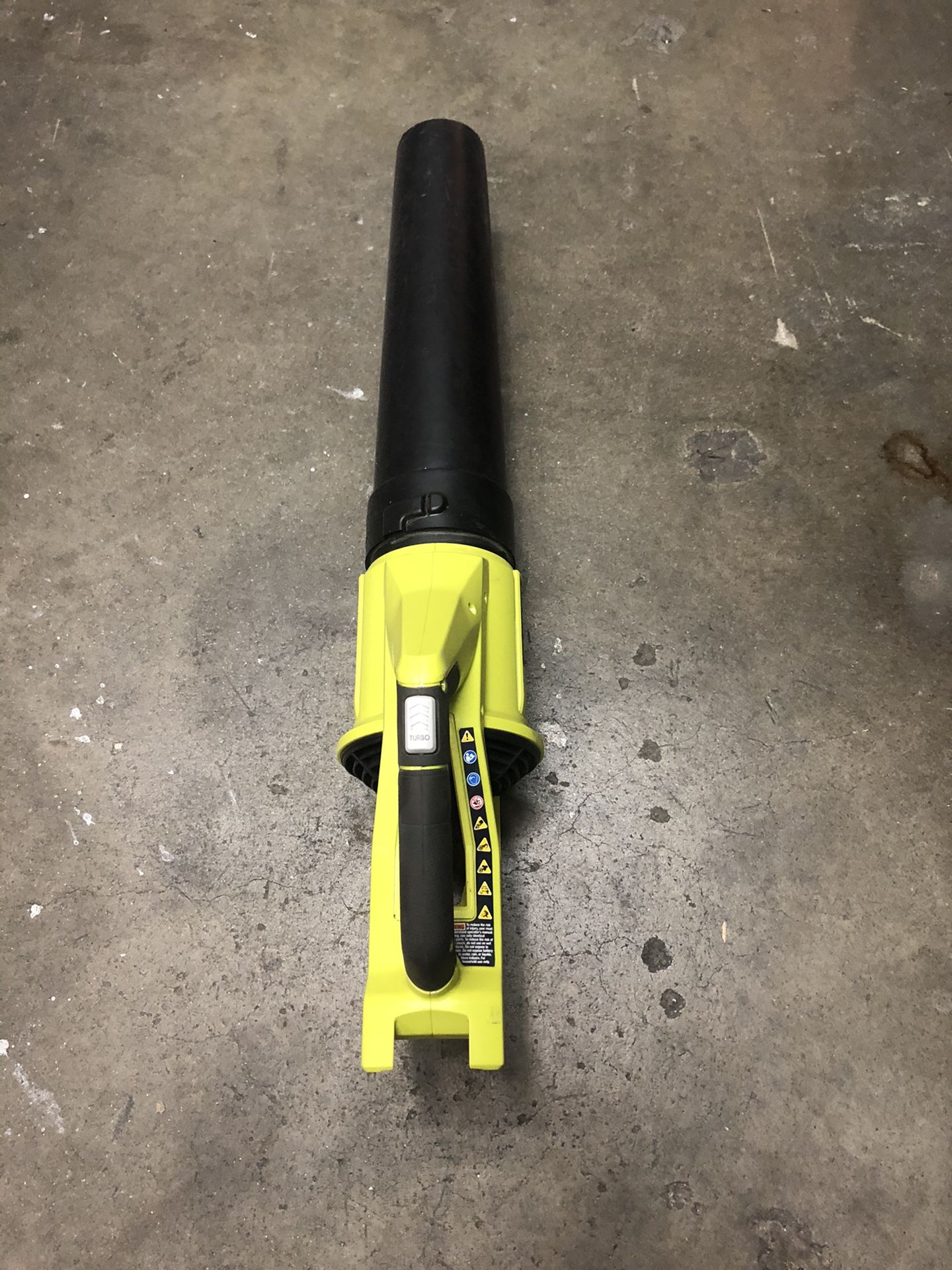 Ryobi RY40406 40V Cordless LiIon Jet Fan Leaf Blower Tool Only for