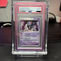 Gengar Ex Fire Red Leaf Green PSA 8 Pokemon 