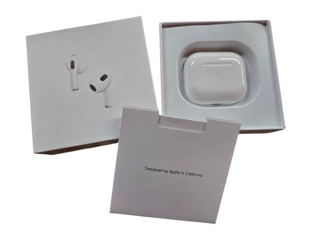 Apple AirPods (3rd Generation) Wireless Earbuds with MagSafe Charging Case. Spatial Audio, Sweat and Water Resistant, Up to 30 Hours of Battery Life.