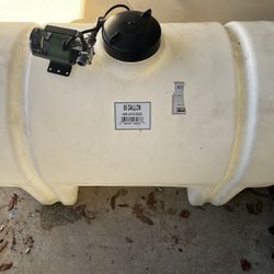 Water Tank And Water Pump 