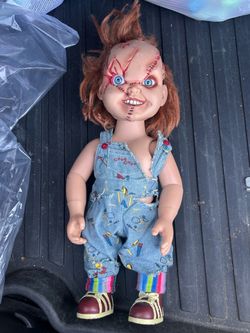 Chucky Action Figure 15" Childs Play Talking Scarred Chucky Doll Mezco Toys 2018