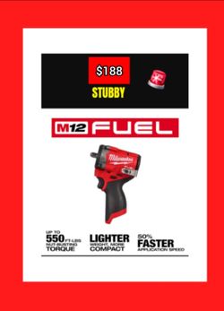 Milwaukee STUBBY IMPACT WRENCH DRIVER TOOL