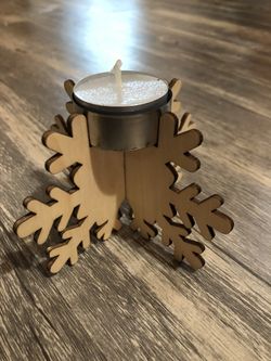 Tea light candle centerpieces Rustic wooden sets of 10 table markers