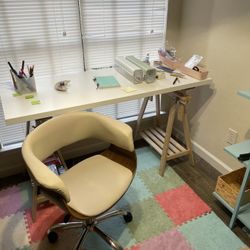 Standing Desk & Rolling Chair