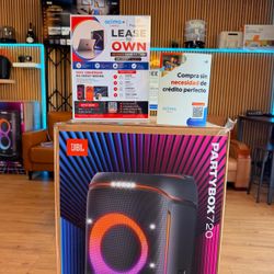 JBL PartyBox 720 with 15hrs battery and 800W - Take home today pay Later available