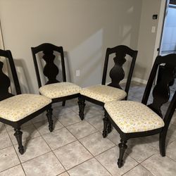 4 Dinning Chairs , Heavy Real Wood. 