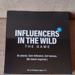Influencers In The Wild The Game, Social Media Board Game 2-6 Players Ages 17+