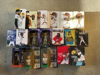 San Diego Padres + MLB Baseball Bobbleheads Fernando Tatis Jr Jackson Merrill Tyler Glasnow Ronald Acuna Jr Juan Soto 