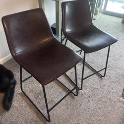 Leather Barstools