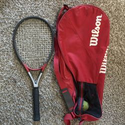 3 Tennis Rackets & Bag