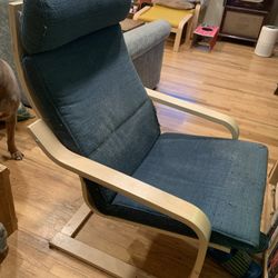 IKEA Poang Chair-Frame Perfect! Cushion Not!