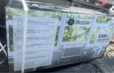 GE 8,300 BTU CLEAR VIEW ULTRA QUIET WINDOW A/C *new*