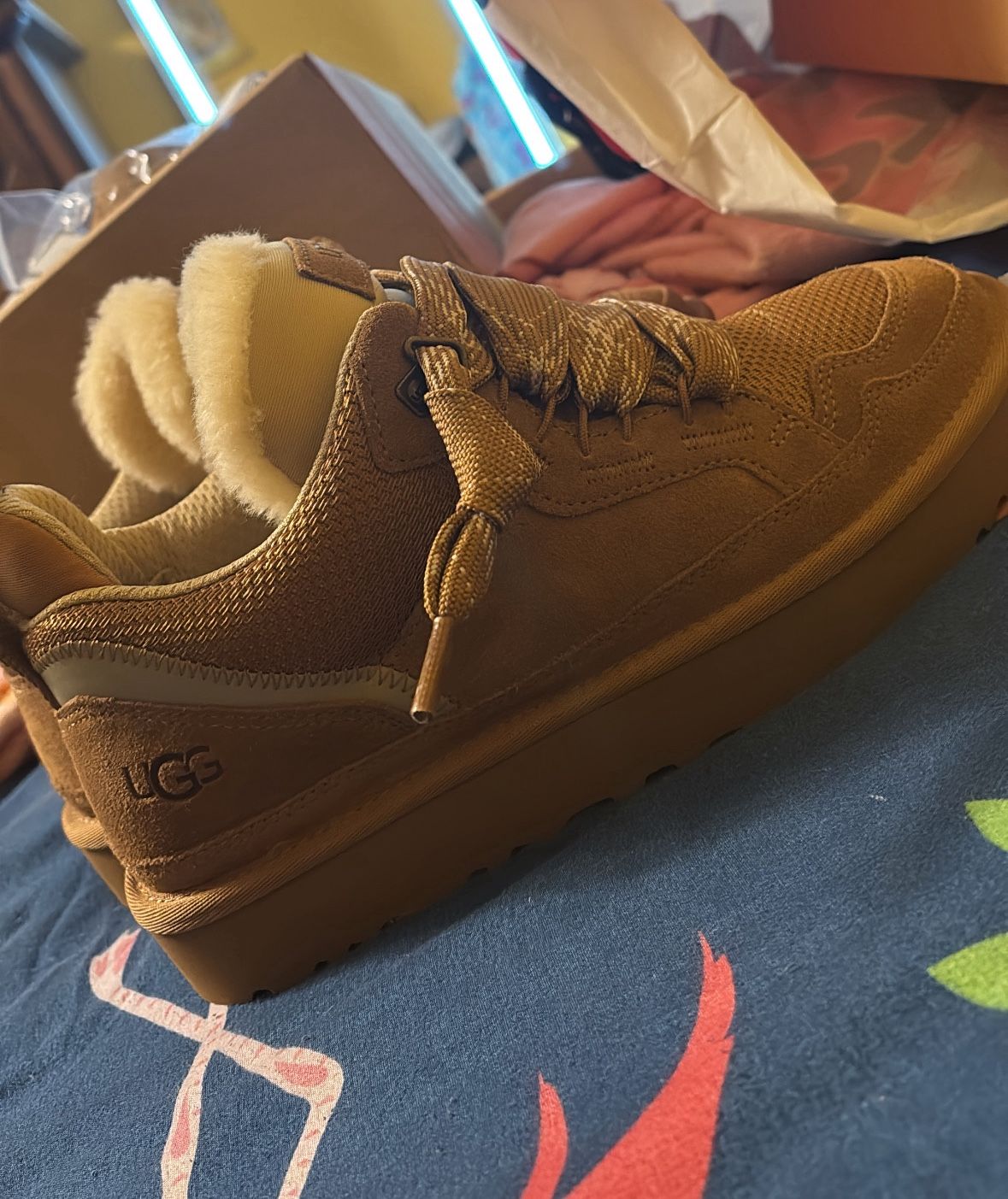 UGG chestnut casual shoes used 2-3 times (perfect condition)