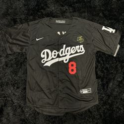 Los Angeles Dodgers Kobe Bryant #8 & #24 Baseball Jersey
