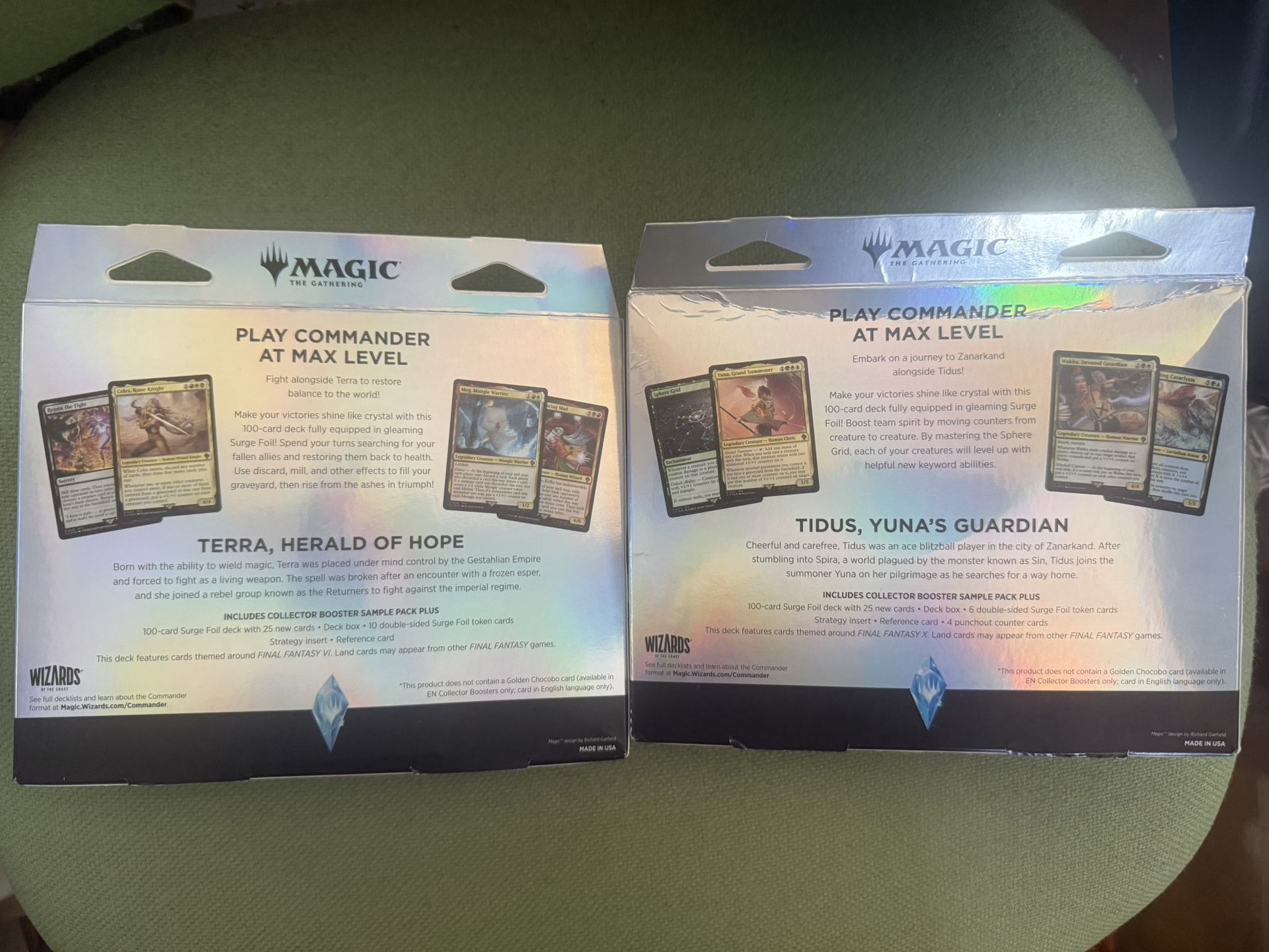 Magic The Gathering Final Fantasy Collectors Commander Deck Revival Trance  & Counter Blitz