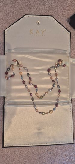 Kay Jewelers Multicolor Pearl Beaded Necklace