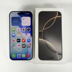 Apple iPhone 16 Pro A3083 (Unlocked) 256GB Natural Titanium