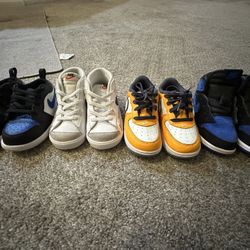 Toddler Nike Shoe Lot 8C