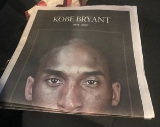 LA Times Newspaper Kobe Bryant feature dedication $25 dollars only 15 left