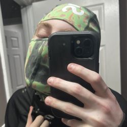 Supreme Viral Green Heat Reactive Ski Mask Balaclava Accessory