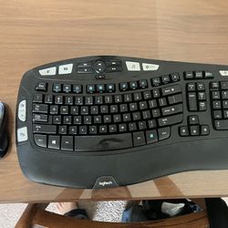 Logitech Wireless Keyboard and Mouse Combo with Dongle
