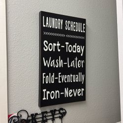 Laundry Decor Frame 