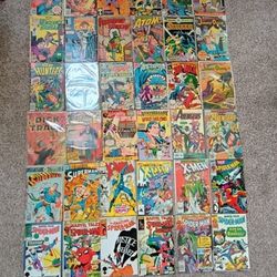 36 Vintage Marvel DC comics books collection selling entire lot pick up today see our other great vintage art antiques jewelry sports fishing lures fu