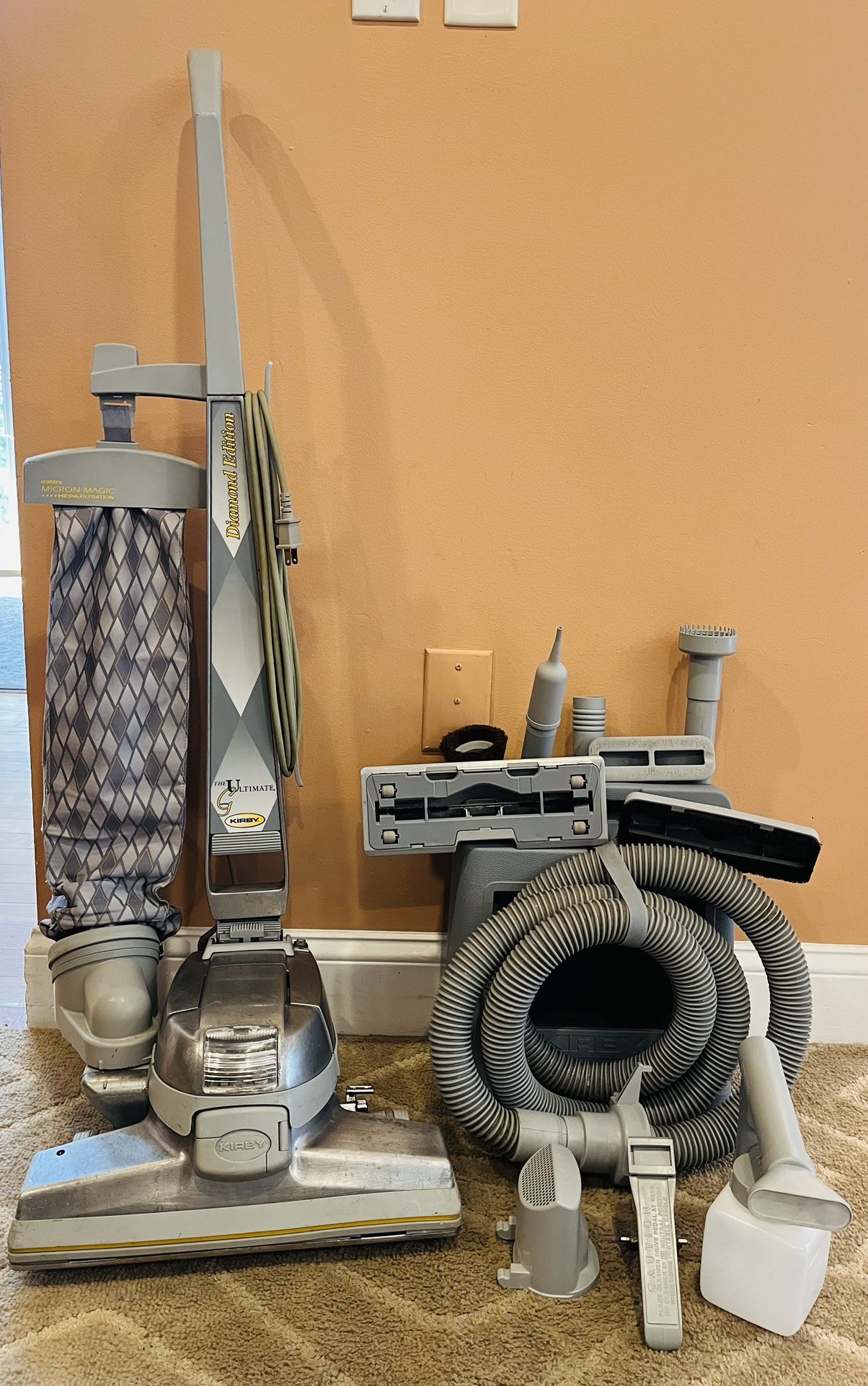 Kirby Diamond Vacuum Cleaner With Attachments