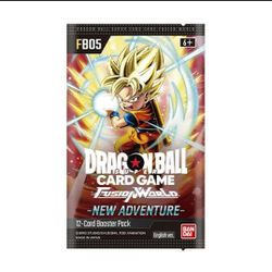 Dragonball Z Fusion World A New Adventure Booster Packs 
