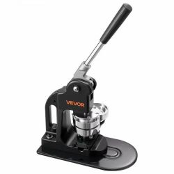 137#  Button Maker Machine, 2.25 in, Pin Maker Machine with 500pcs Button Parts, Circle Cutter, Hex Wrenches and Magic Book, Ergonomic Handle, for DIY