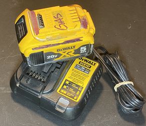 Dewalt XR 5.0ah Battery & Charger 