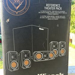 Klipsch Black Reference Theater Pack 5.1 Surround Sound System