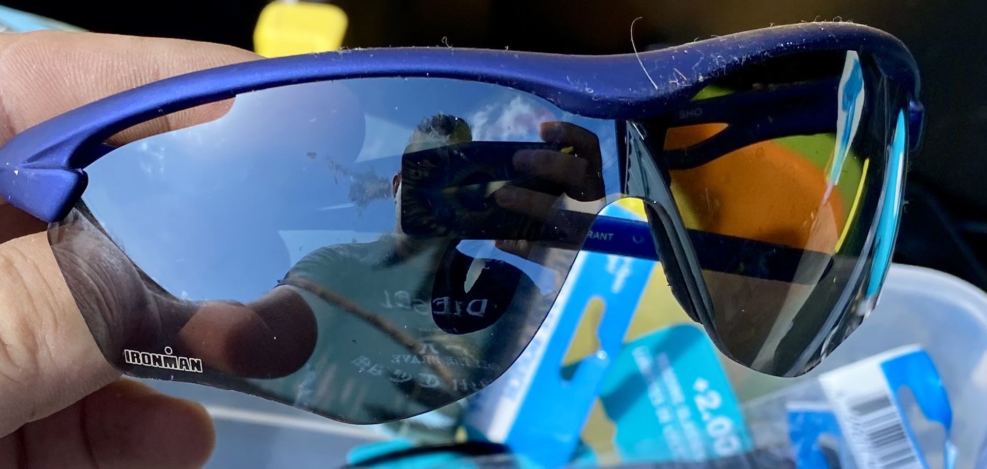 IRONMAN Sport Sunglasses with Cord + Bonus