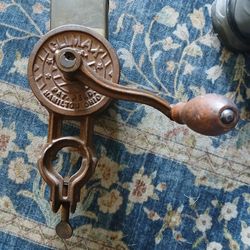 Antique food grinder