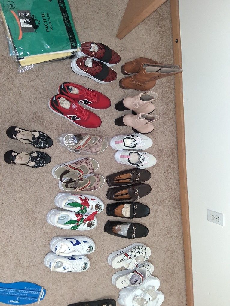 Woman And Kids Shoes Brand New