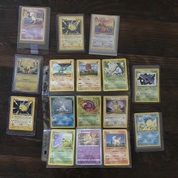 Mint Vintage Pokémon Cards