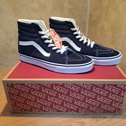 NEW Van's Sk8-Hi Parisian Night/True White VN0A5JMJ4W6