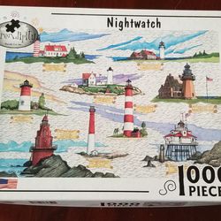 Serendipity Nightwatch Lighthouse Jigsaw Puzzle 1000 piece