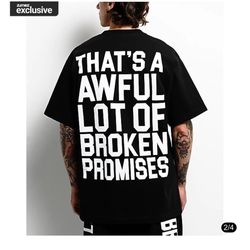 awful lot of broken promises 