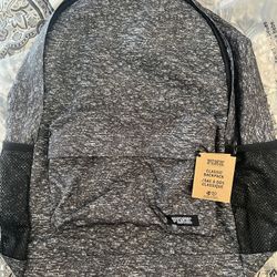 Victoria’s Secret PINK Black/Marble Backpack New!! 