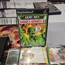 Army Men: Sarge's Heroes 2 Sony PlayStation 2 PS2
