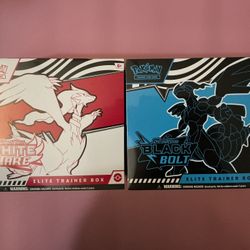Pokemon Black Bolt White Flare Etb