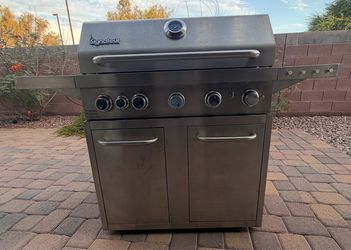 Signateur 5 burner BBQ with side burner