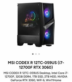 MSI Pre-Built Gaming Pc